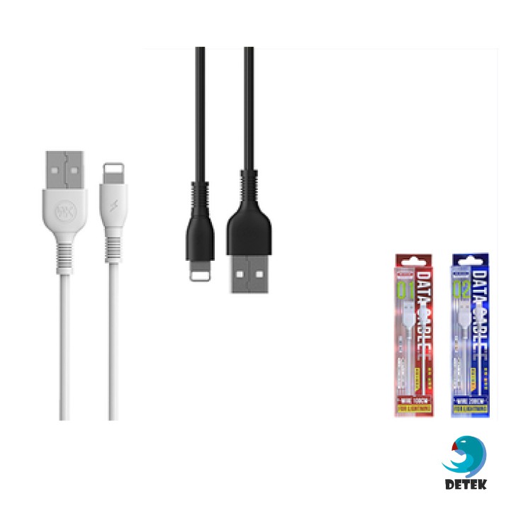 [Mã ELFLASH5 giảm 20K đơn 50K] Cáp sạc nhanh iPhone Ipad cổng Lightning Remax WK WDC-042i dài 2 mét