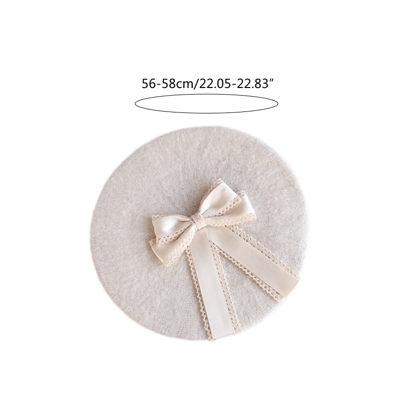 Mũ Nồi Lông Màu Trơn Bảo Vệ Tai Kiểu Pháp Cổ Điển Dành Cho Nữ