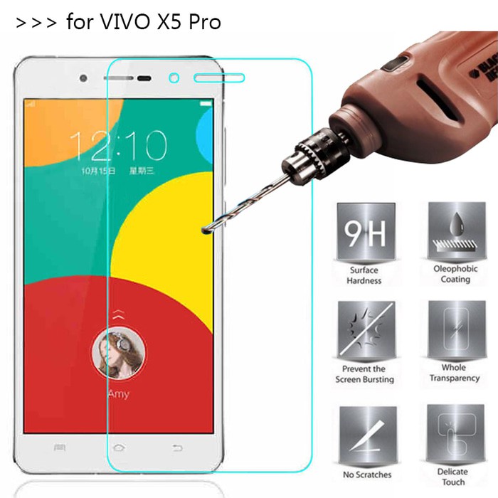 Kính Cường Lực 9h Chống Trầy Xước Bảo Vệ Màn Hình Cho Vivo X5 Pro