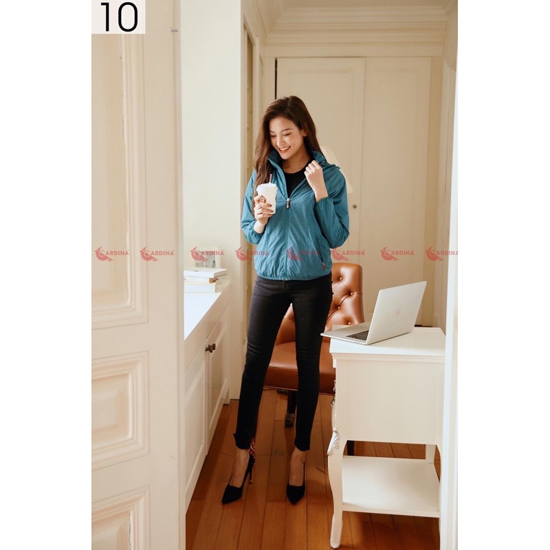 Áo gió nữ 2 lớp Cadina