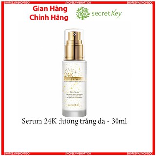 Serum 24K Gold Dưỡng Sáng Da Ngăn Ngừa Lão Hóa Secret Key Premium First Serum 30ml