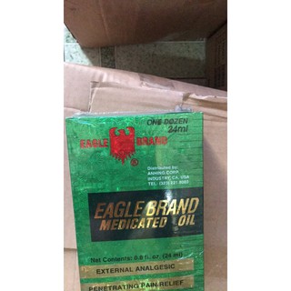(combo lốc 12 chai) Dầu Gió Nước Xanh 2 Nắp SingaPore