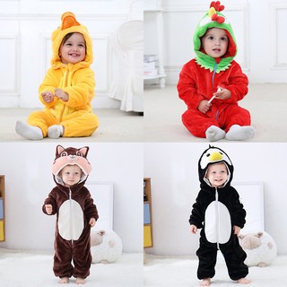 Đồ Ngủ Liền Thân Hình Thú Hoạt Hình Dễ Thương Cho Bé