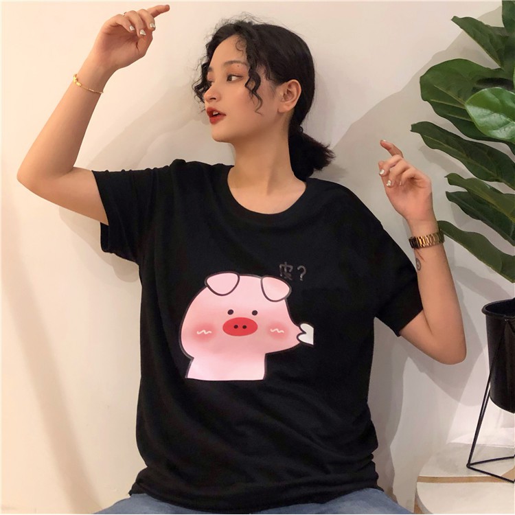 Áo thun unisex tay lỡ form rộngAH1485 dành cho nam nữ họa tiết thời trang