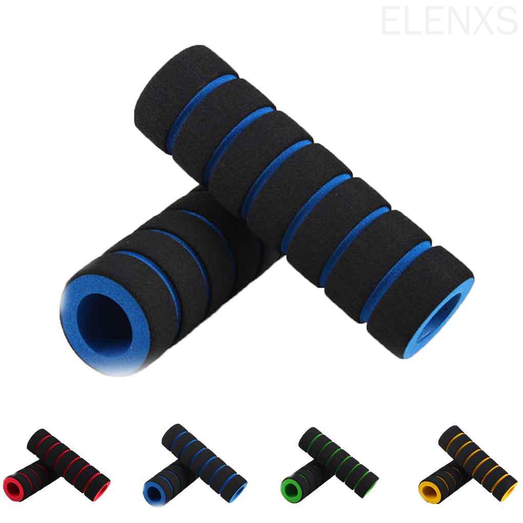 1 Cặp Vỏ Bọc Tay Nắm Xe Đạp Bằng Xốp Mềm Chống Trượt Nhiều Màu Sắc