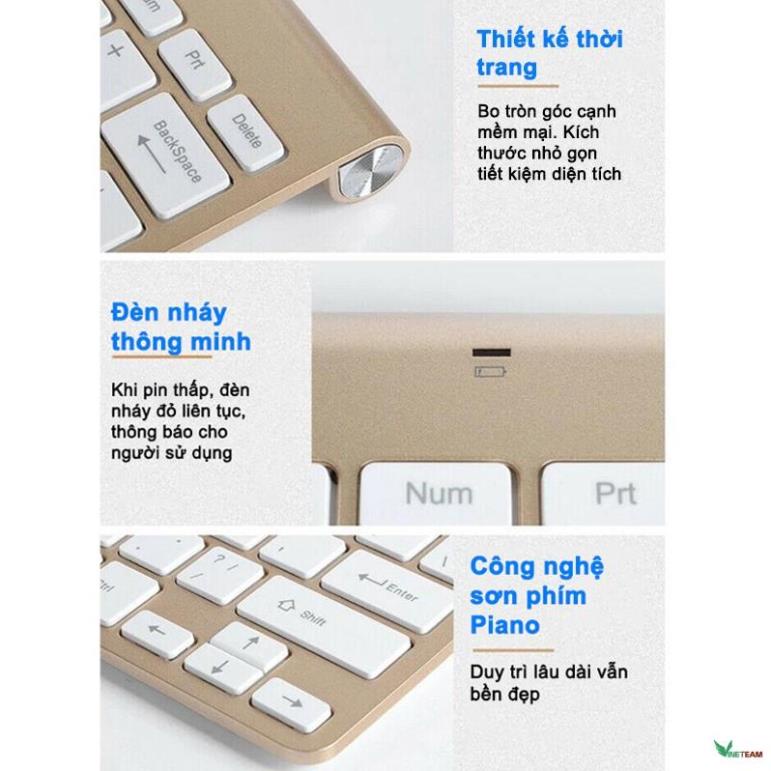 Bàn Phím và Chuột Cắm Chip USB Không Dây Chống Thấm Nước 2.4G dùng cho laptop, máy tính -dc4692