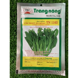 HẠT GIỐNG CẢI NGỌT ĂN BÔNG TRANG NÔNG
