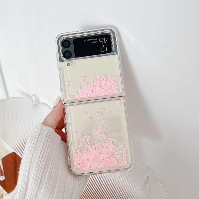 Ốp Điện Thoại tpu Kim Sa Chống Sốc Cho Samsung Galaxy Z Flip 3