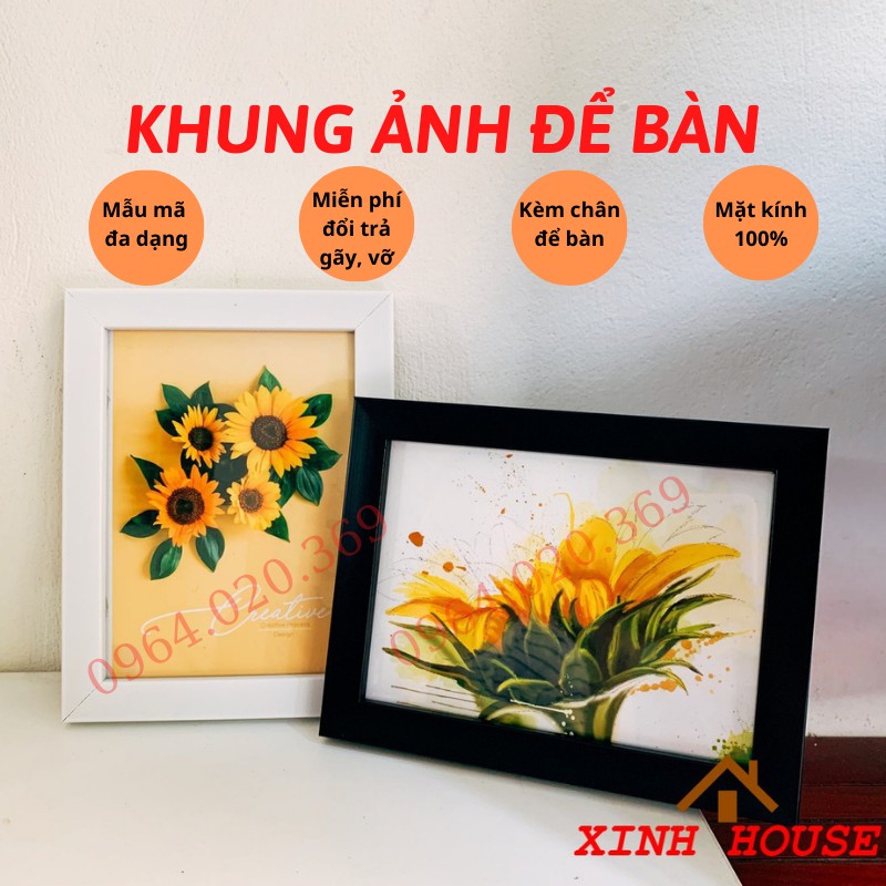 Khung Ảnh Để Bàn 10x15, 13x18, 15x21 Giá Rẻ - Khung Hình Để Bàn
