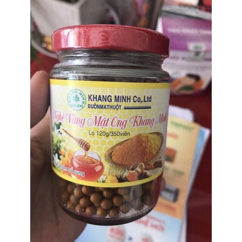 Nghệ vàng Mật Ong Khang Minh lọ 120g