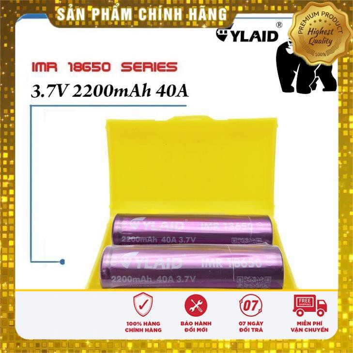 ⚡️GIÁ TỐT⚡️ Pin 18650 _ Pin CYLAID IMR 3.7v 2200mAh 40A (Hàng Authentic) _ Pin Dùng Cho DIY