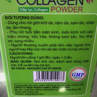 Diệp lục collagen