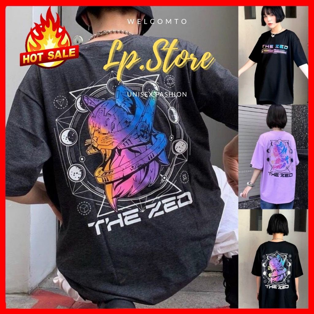 Áo Thun Tay Lỡ Unisex - Áo Thun Nữ Nam Form Rộng CAT 2 Màu Siêu Hot - LP.STORE