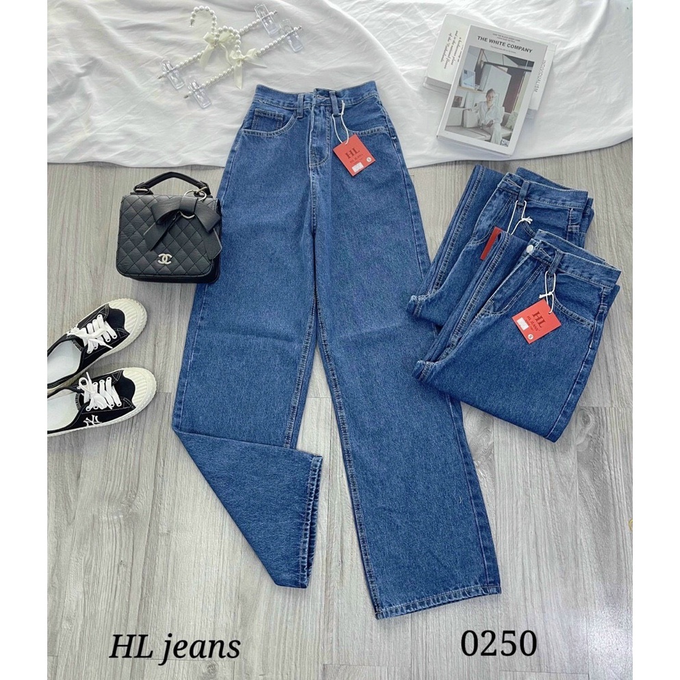 QUẦN JEANS ỐNG RỘNG NỮ LƯNG CAO LAI CUỐN MÀU TRẮNG MÀU ĐEN MÀU XANH XÁM LAI CUỐN CỰC CAO CẤP XỊN SÒ HADI PHÁ CÁCH