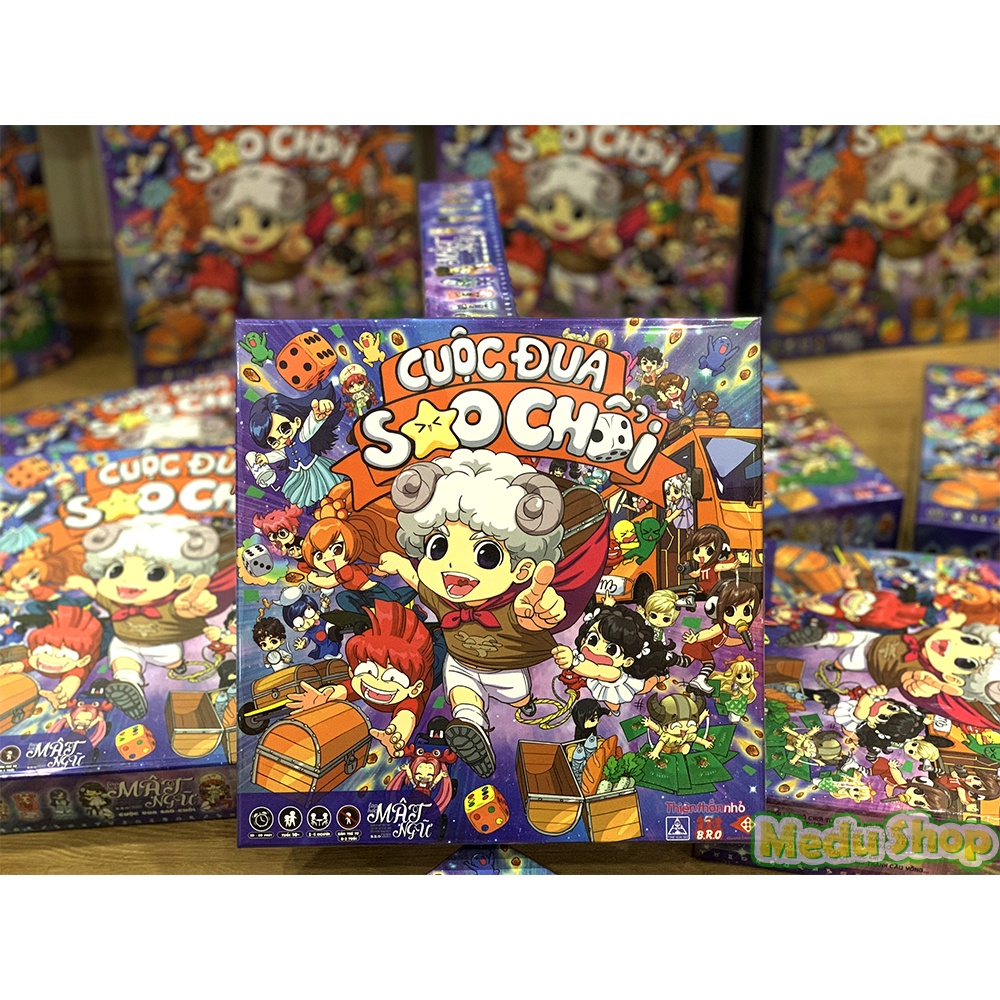 Board Game Cuộc Đua Sao Chổi 2023- Lớp học Mật Ngữ, Bộ Trò Chơi Cực HOT Đối với các bạn lứa tuổi học sinh.