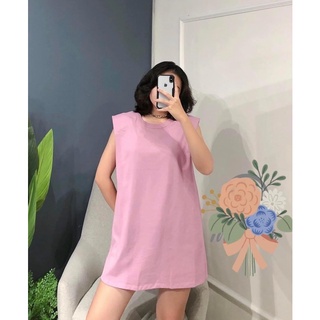 Áo đầm F21 độn vai