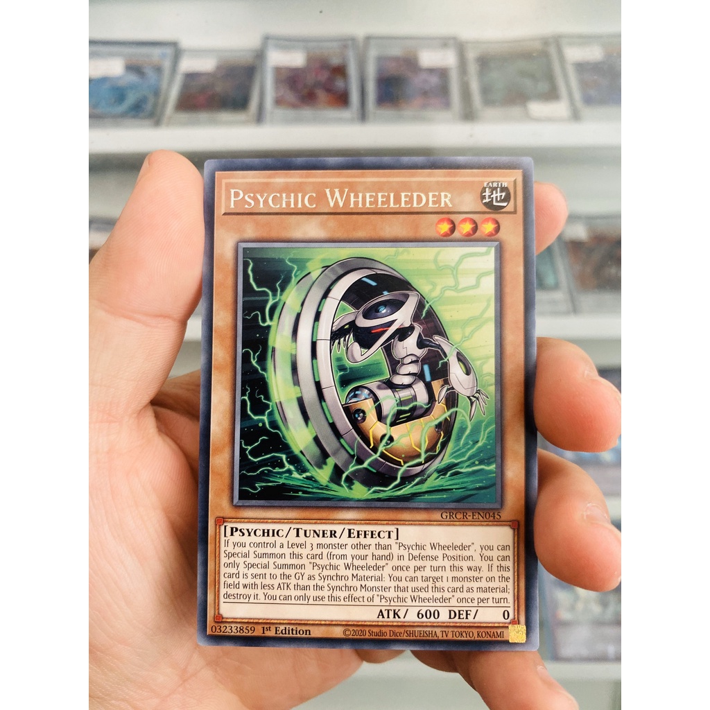 Thẻ Bài YugiOh! Mã GRCR-EN045 - Psychic Wheeleder - Rare - 1st Edition