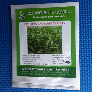 Hạt giống rau muống Thái Lan nảy mầm cực chuẩn