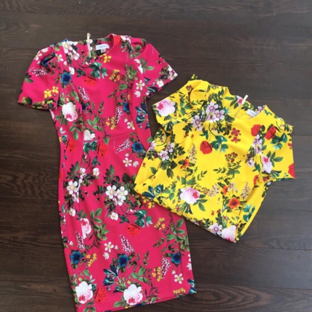 Đầm Calvin Klein hoa