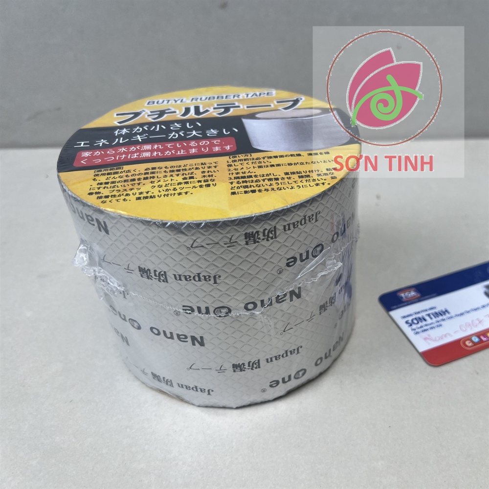 BUTYL RUBBER TAPE Băng keo chống thấm dột công nghệ Nhật Bản - Chống dột mái tôn - Chống thấm nước