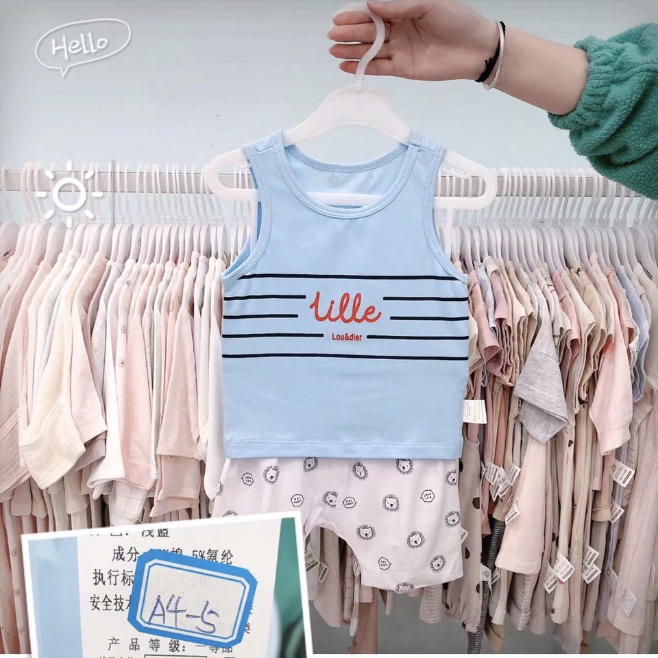 Bộ quần áo sơ sinh bé gái, bé trai mùa hè đến 14kg - STOM bebefamilyshop