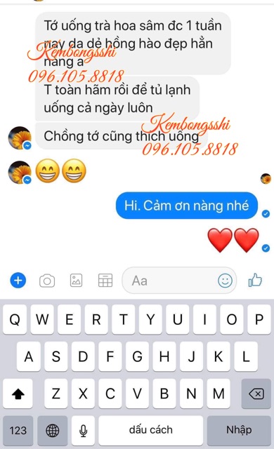 [SALE KHỦNG] [SALE DUY NHẤT HÔM NAY] Trà hoa sâm Hàn Quốc, túi 500gr