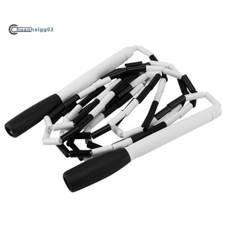 Bamboo Skipping Rope Energy Bar Handle Straight Bamboo Skipping Rope Skipping Rope Thick Beaded Fitness Jump Rope