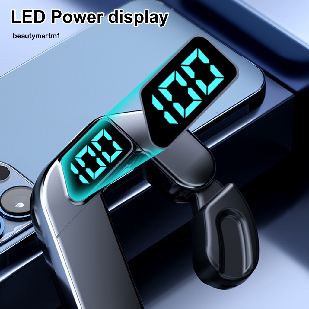 Tai Nghe Thể Thao Không Dây Beautymartm1 V19 Bluetooth 5.1 Âm Thanh Nổi Với Màn Hình LED Độ Nhạy Cao