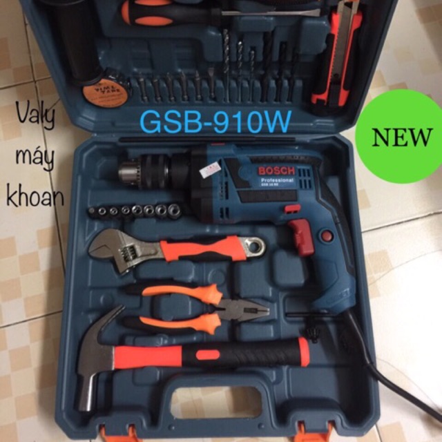 Máy khoan 🔥FREESHIP🔥 Máy khoan Valy BOSCH GSB 13RE full đồ nghề chuyên dùng để khoan sắt, tường, gỗ, tôn, bắn vít
