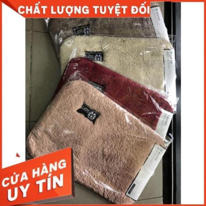 [SALE HẾT KHO] Thảm Chùi Chân Len Dày Siêu Êm,Chống Trơn Trượt Kích Thước 40cm x 60cm (Màu Ngẫu Nhiên)