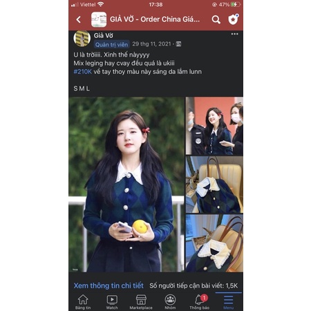 trả order ) -áo len nữ