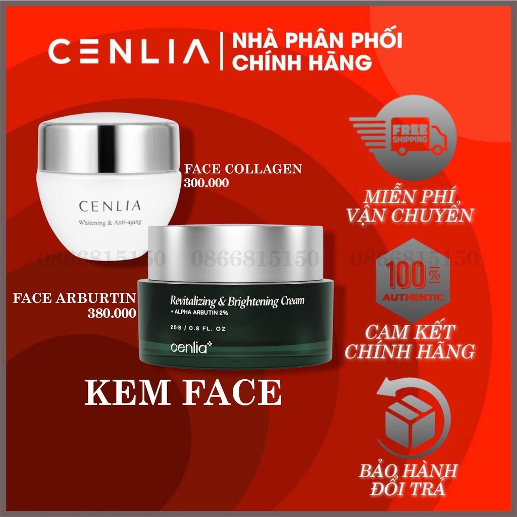 Kem face CENLIA 🔥🔥 giúp làm sáng da, giúp da đều màu, kềm dầu, se khít lỗ chân lông, giúp da luôn mềm mịn