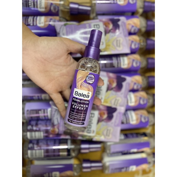 🌸XỊT DƯỠNG LÀM PHỒNG VÀ BÓNG TÓC TỰ NHIÊN BALEA_Dùng cho cả máy uốn, kẹp tóc.