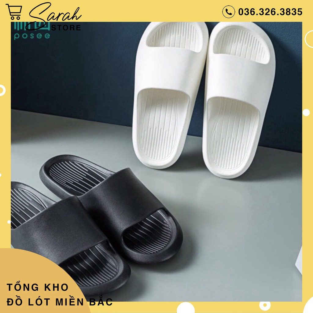 Dép Đi Trong Nhà Nam Nữ Ulzzang Đúc Liền Khối Siêu Nhẹ D188