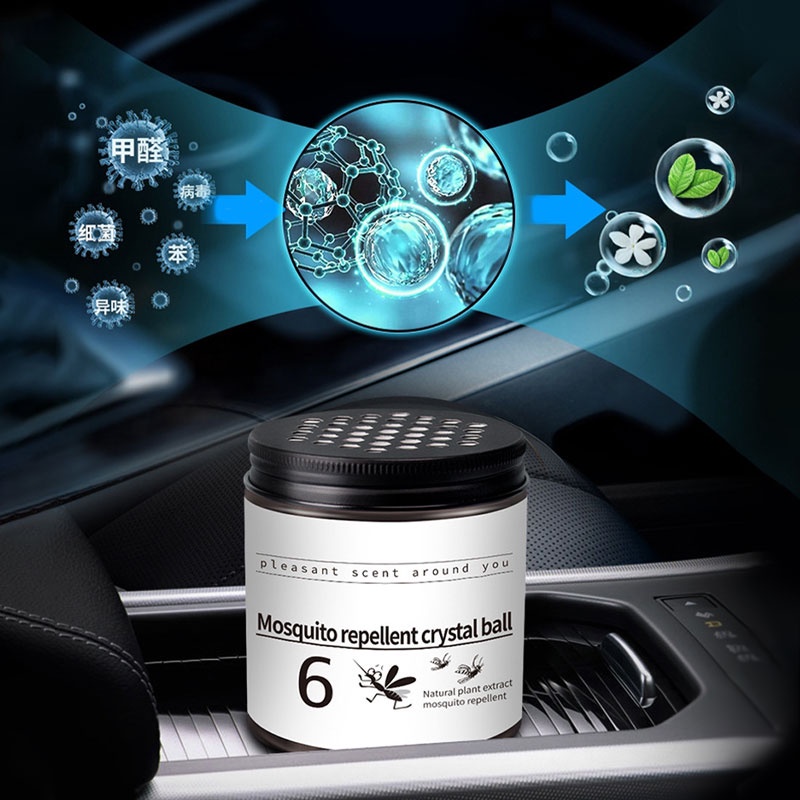 SEAMETAL Hộp 5 Loại Hạt Pha Lê Thơm Cho Xe Hơi