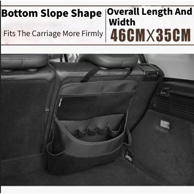 Túi Lưới Đựng Đồ Bằng Da Dày Dặn Treo Sau Ghế Xe Hơi