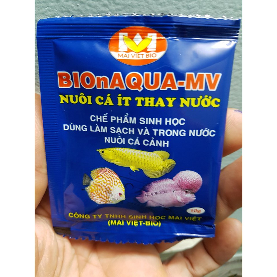 Men Vi Sinh Mai Việt Cho Cá Cảnh Làm Sạch Trông Nước Khử Mùi Tanh Cho Bể Cá