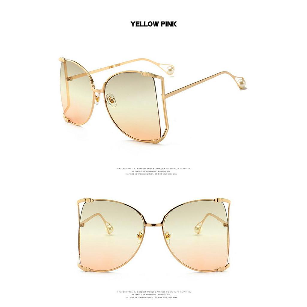 Kính mát gọng kim loại phong cách độc đáo thời trang dành cho cả nam và nữ