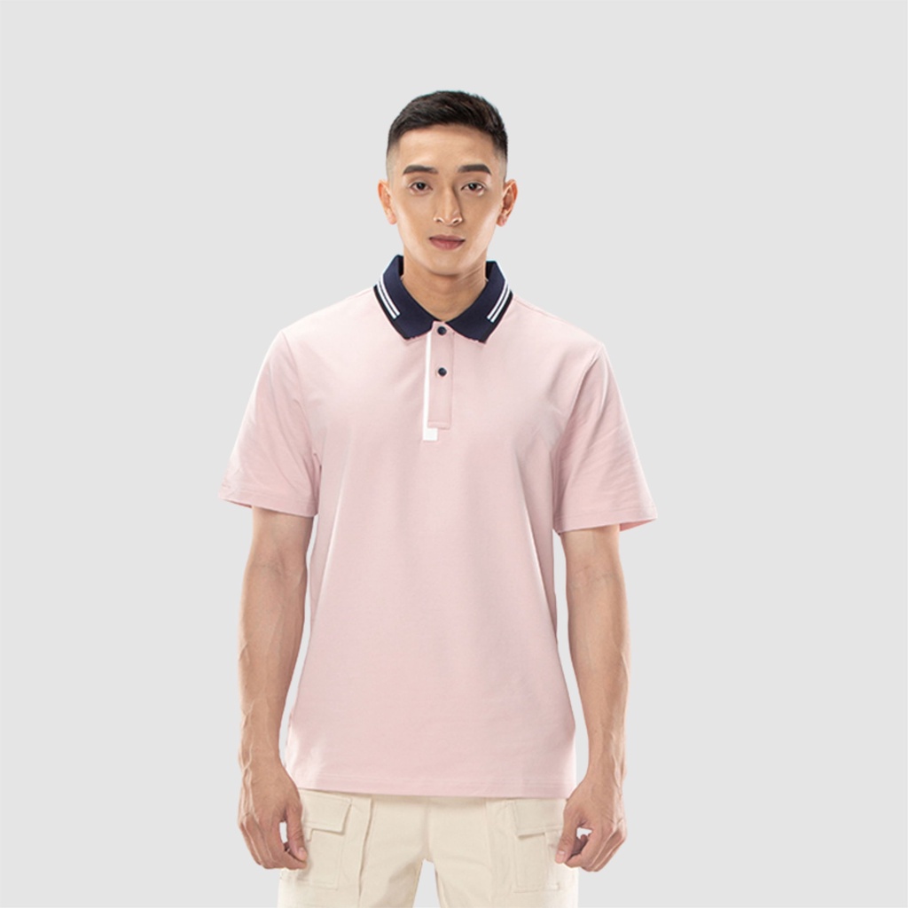 Áo thun polo nam tay ngắn cổ trụ vải cotton CIZA kiểu dáng basic phong cách trẻ trung APNR32