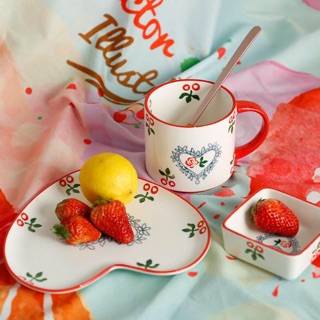 [ Sẵn ] Bộ gốm sứ Cherry siêu cute