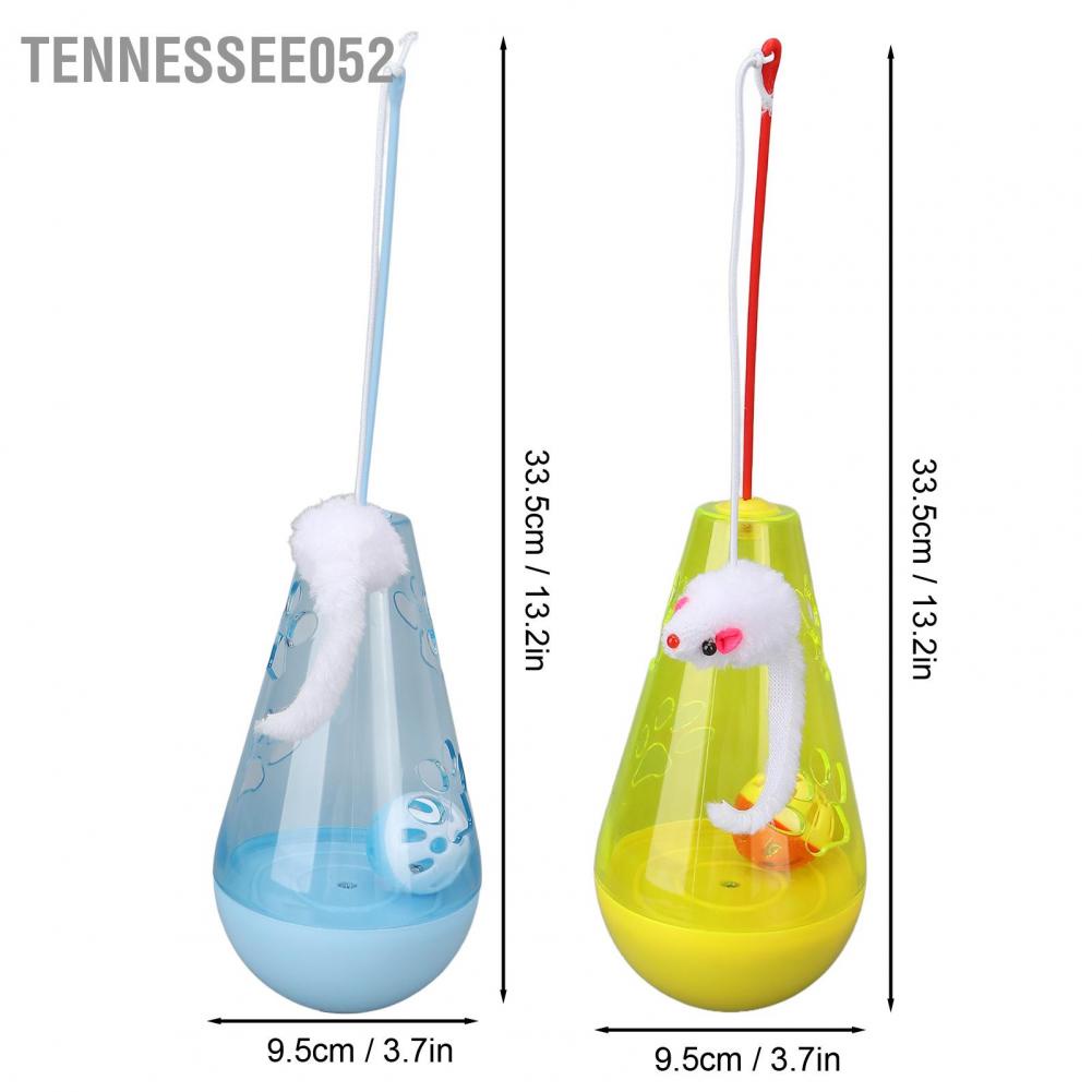 Đồ chơi lật đật có chú chuột và chuông vui nhộn độc đáo dành cho mèo cưng sử dụng trong nhà