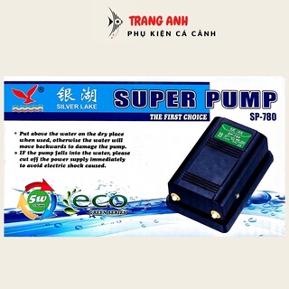 Máy sủi oxy 2 vòi Silver Lake SP-780, máy sục oxy cho hồ cá cảnh chạy êm, máy khỏe