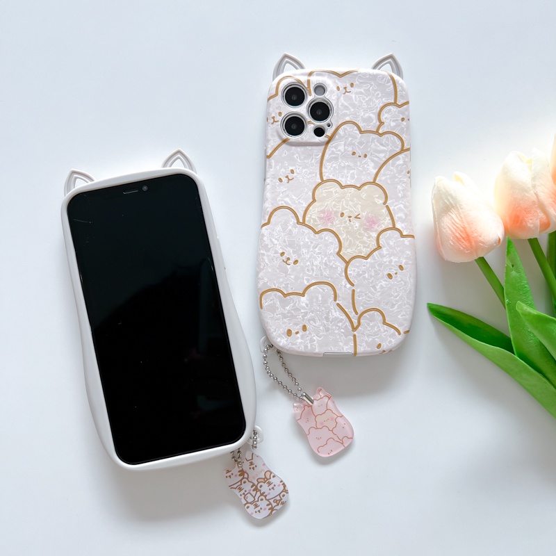 Ốp Điện Thoại TPU Mềm Hình Tai Mèo / Hổ 3D Cho iPhone 14 13 11 12 Pro Max 12Pro 13Pro 14Pro 14Plus X XS Max XR 7 8 Plus