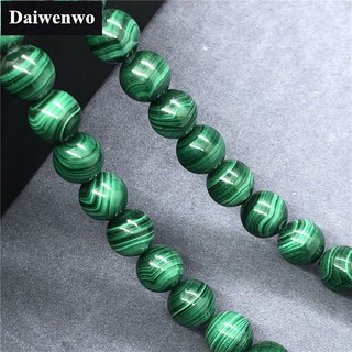 Chuỗi Hạt Đá Malachite Tự Nhiên 7A 6-12mm Dùng Làm Vòng Đeo Tay Diy