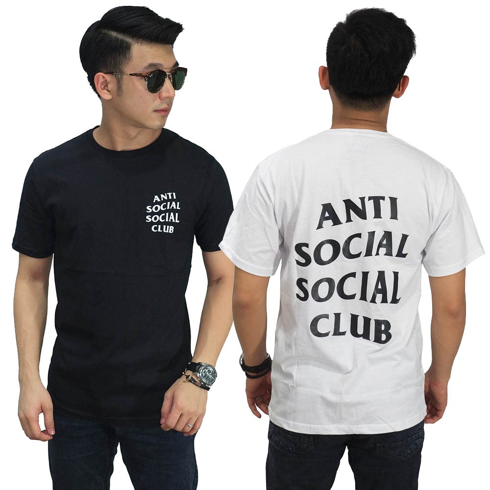 Áo Thun In Chữ Anti Social Social Club Cá Tính Hợp Thời Trang