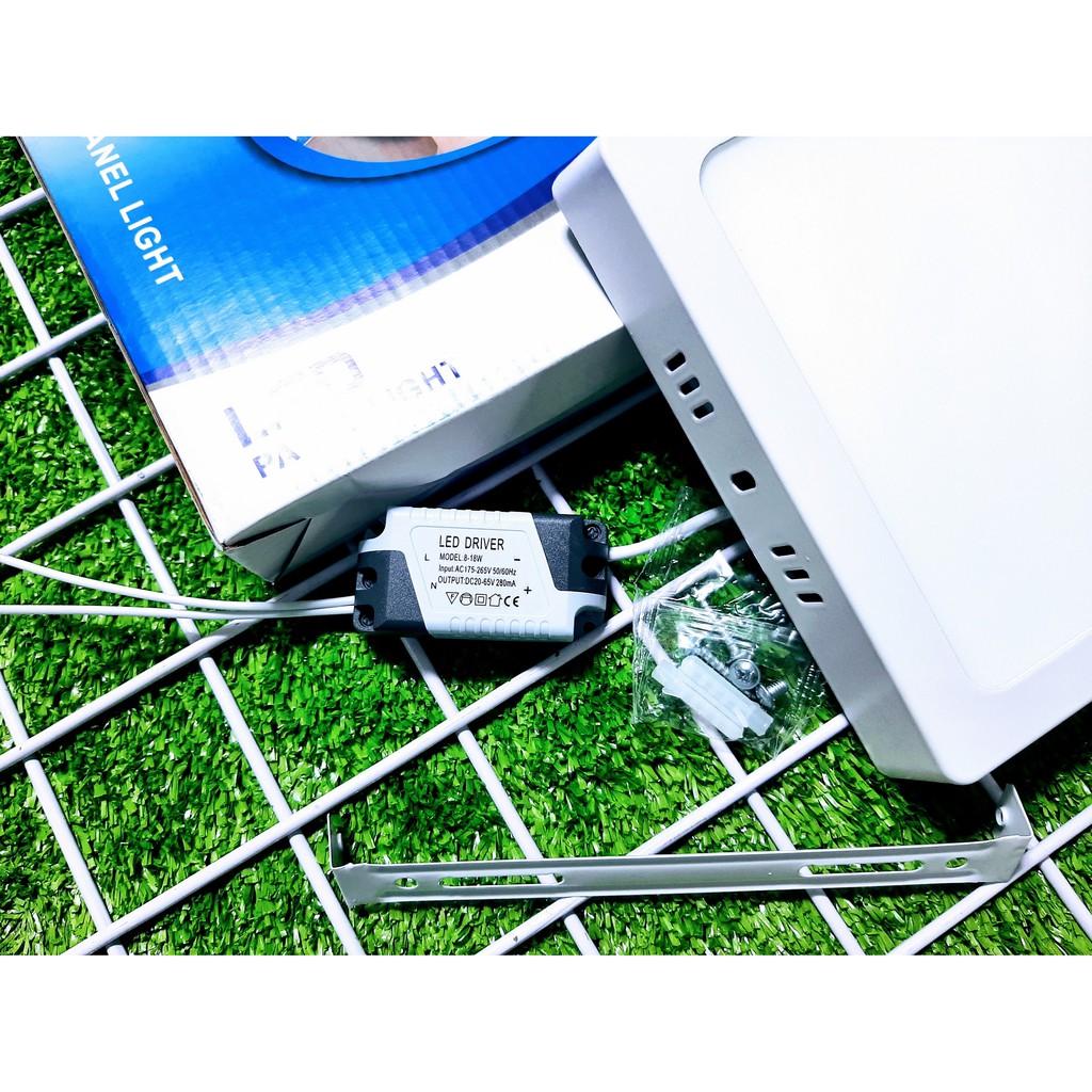 Đèn Led Ốp Trần Tròn/Vuông Nổi 12W Ánh Sáng Trắng Siêu Tiết Kiệm Điện.