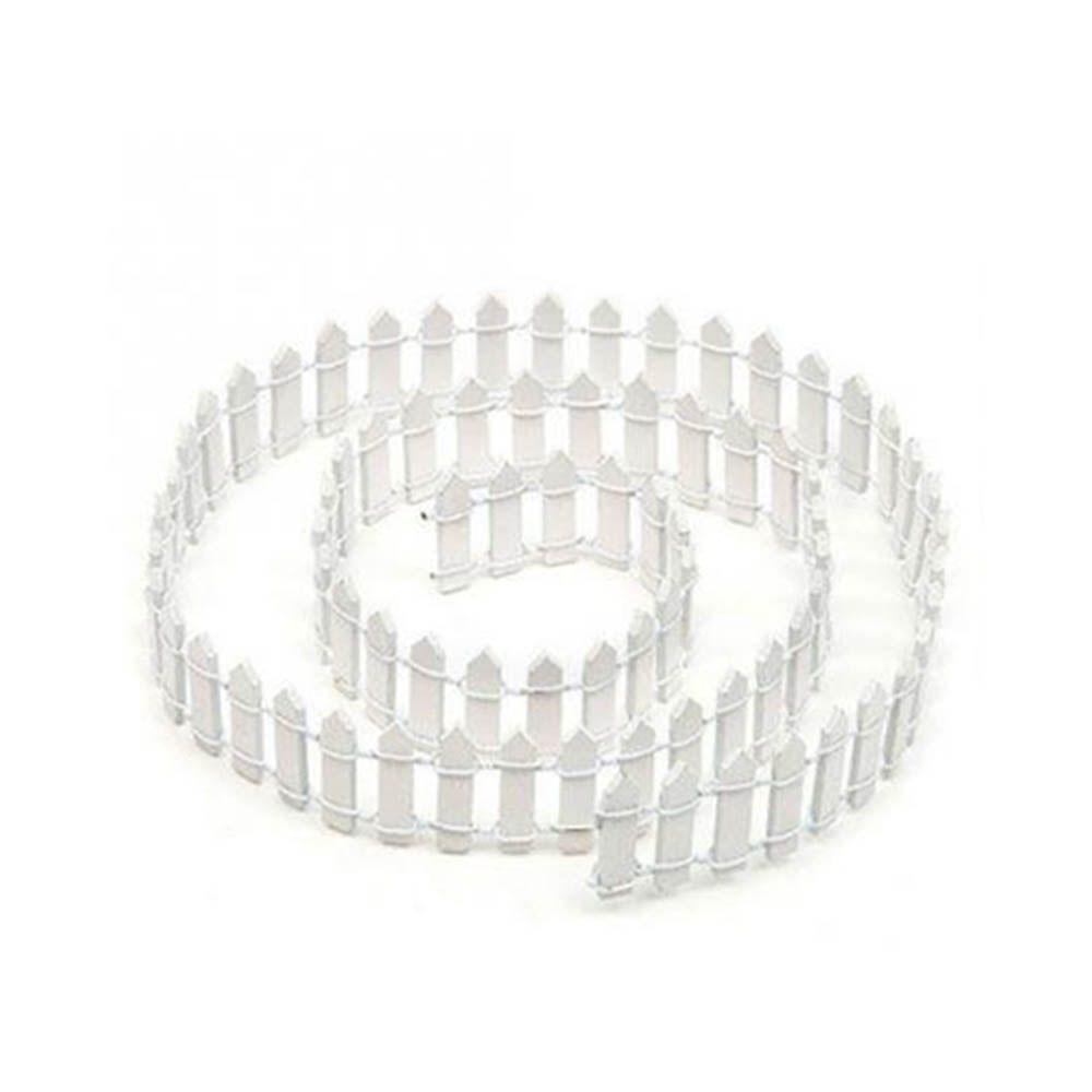 Mô Hình Hàng Rào Gỗ Trắng Trang Trí Tiểu Cảnh DIY