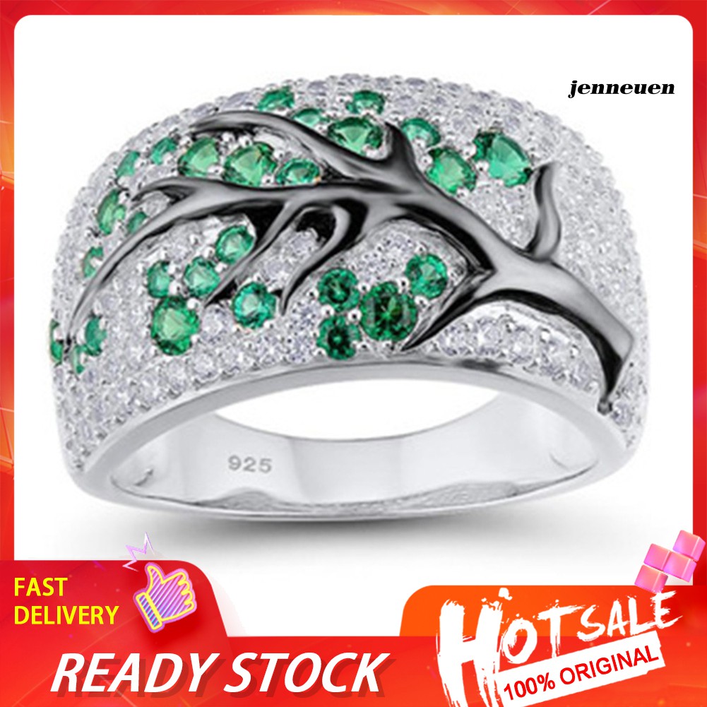 Nhẫn hợp kim đính đá nhân tạo thời trang cho nữ