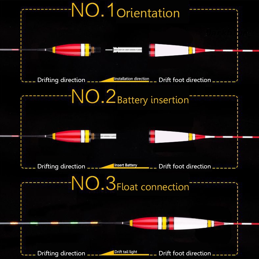 Set 2 Phao Câu Cá Phát Quang FHG-2 CR311 CR322 CR425 CR435 Tiện Dụng