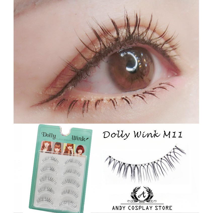 Mi giả trên M11 Dolly Wink thưa tự nhiên